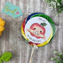 Load image into Gallery viewer, Good Luck In Your New Class Personalised Rainbow Lollipop
