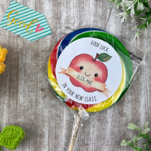 Load image into Gallery viewer, Good Luck In Your New Class Personalised Rainbow Lollipop
