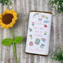 Load image into Gallery viewer, First Day Of School Personalised Chocolate Bar
