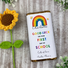 Load image into Gallery viewer, Good Luck In School Personalised Chocolate Bar
