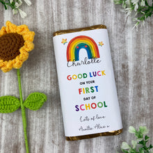 Load image into Gallery viewer, Good Luck In School Personalised Chocolate Bar
