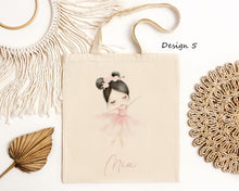 Load image into Gallery viewer, Personalised Ballerina Tote Bag
