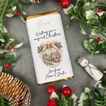 Load image into Gallery viewer, Personalised Magical Christmas Chocolate Bar

