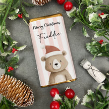 Load image into Gallery viewer, Personalised Christmas Festive Friends Chocolate Bar
