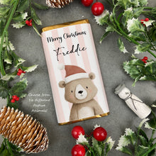 Load image into Gallery viewer, Personalised Christmas Festive Friends Chocolate Bar
