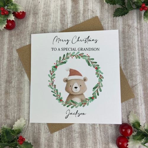 Personalised Festive Friends Christmas Card-The Persnickety Co