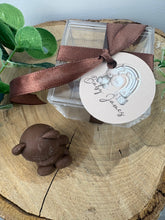 Load image into Gallery viewer, Personalised Chocolate Teddy Bear Baby Shower Favours
