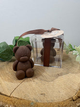 Load image into Gallery viewer, Personalised Chocolate Teddy Bear Baby Shower Favours
