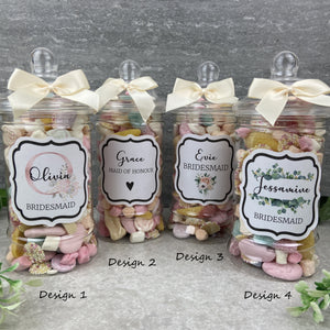 Bridesmaid Sweet Jar-The Persnickety Co
