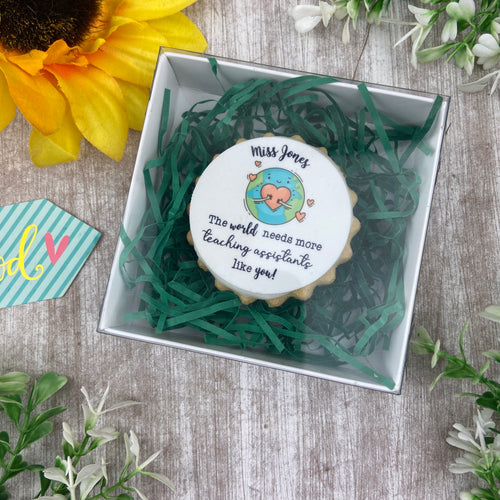 Personalised Thank You Teacher Biscuit-The Persnickety Co