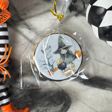 Load image into Gallery viewer, Personalised Cute Witch Halloween Biscuit
