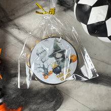 Load image into Gallery viewer, Personalised Cute Witch Halloween Biscuit

