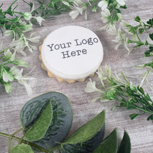 Load image into Gallery viewer, Personalised Logo Biscuits, Custom Business Gifts, Branded Cookies, Corporate Event Gifts, Promotional Biscuits, Add Your Logo
