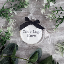 Load image into Gallery viewer, Personalised Logo Biscuits, Custom Business Gifts, Branded Cookies, Corporate Event Gifts, Promotional Biscuits, Add Your Logo
