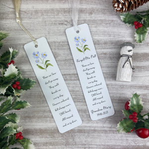 Forget Me Not Bookmark