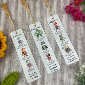 Personalised Superhero Bookmark-The Persnickety Co