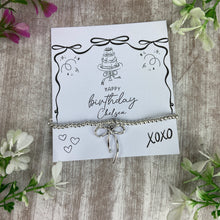 Load image into Gallery viewer, Whimsical Bow Birthday Bracelet
