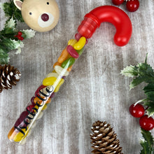 Load image into Gallery viewer, Personalised Candy Cane Tube with Jelly Beans
