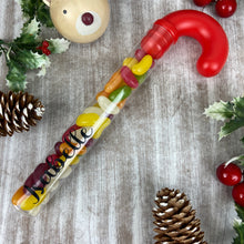 Load image into Gallery viewer, Personalised Candy Cane Tube with Jelly Beans

