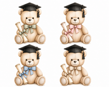 Load image into Gallery viewer, Personalised Nursery Graduation Teddy Bear Card
