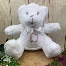 Load image into Gallery viewer, Personalised Christening Soft Teddy-The Persnickety Co
