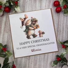 Load image into Gallery viewer, Personalised Christmas Card for Grandson
