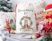 Load image into Gallery viewer, Rabbit Personalised Santa Sack-The Persnickety Co
