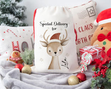 Load image into Gallery viewer, Christmas Festive Friends Santa Sack
