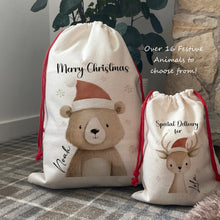Load image into Gallery viewer, Christmas Festive Friends Santa Sack-The Persnickety Co
