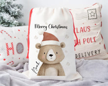 Load image into Gallery viewer, Christmas Festive Friends Santa Sack
