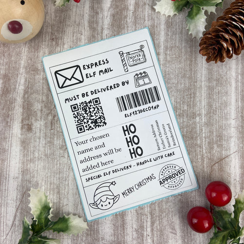 North Pole Delivery Labels | Elf Mail Stickers-The Persnickety Co