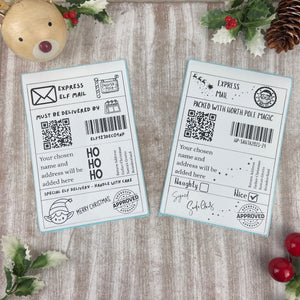 North Pole Delivery Labels  | Elf Mail Stickers
