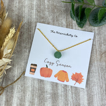 Load image into Gallery viewer, Pumpkin Necklace Autumn Jewellery
