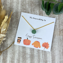 Load image into Gallery viewer, Pumpkin Necklace Autumn Jewellery
