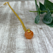 Load image into Gallery viewer, Pumpkin Necklace Autumn Jewellery

