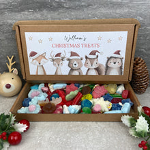 Load image into Gallery viewer, Personalised Christmas Sweet Box - Festive Friends
