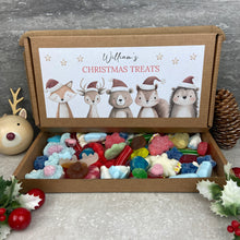Load image into Gallery viewer, Personalised Christmas Sweet Box - Festive Friends
