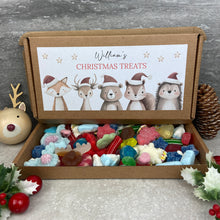 Load image into Gallery viewer, Personalised Christmas Sweet Box - Festive Friends-The Persnickety Co
