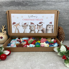 Load image into Gallery viewer, Personalised Christmas Sweet Box - Festive Friends

