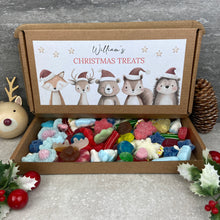 Load image into Gallery viewer, Personalised Christmas Sweet Box - Festive Friends
