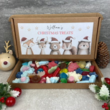 Load image into Gallery viewer, Personalised Christmas Sweet Box - Festive Friends
