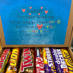 Daddy I Have Loved You My Entire Life Personalised Chocolate Box (Copy)