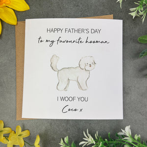 Dog Dad Father's Day Card - 39 Dog Types Available!