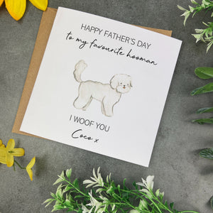 Dog Dad Father's Day Card - 39 Dog Types Available!