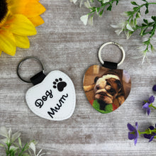 Load image into Gallery viewer, Personalised Dog Mum Photo Keyring
