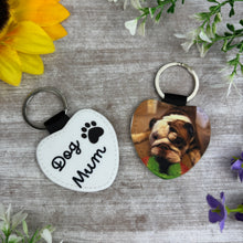 Load image into Gallery viewer, Personalised Dog Mum Photo Keyring
