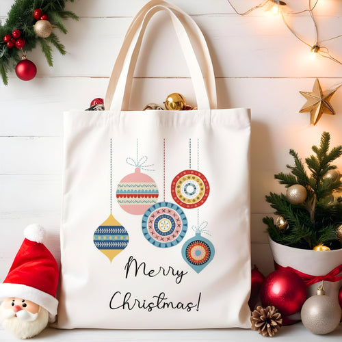 Christmas Tote Bag - Merry Christmas-The Persnickety Co