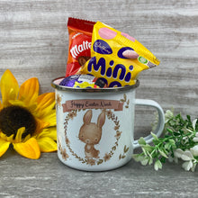Load image into Gallery viewer, Easter Rabbits Personalised Enamel Mug
