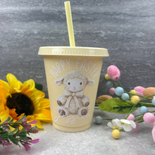 Load image into Gallery viewer, Personalised Easter Lamb Cold Cup with Straw-The Persnickety Co
