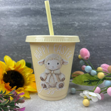 Load image into Gallery viewer, Personalised Easter Lamb Cold Cup with Straw
